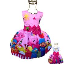 Vestido Luxo Temático Infantil Festa Pocoyo - Sundian Store