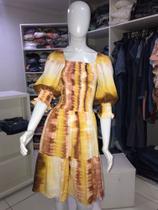 Vestido M viscose estampado