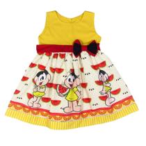 Vestido Magali Melancia Festa Infantil Vestido Magali Melancia Festa Infantil