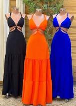 Vestido Malha 3 Marias Longo Feminino Vestido Malha 3 Marias Longo Feminino