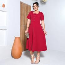 Vestido malha crepe tamanho unico veste até 46 Vestido malha crepe tamanho unico veste até 46