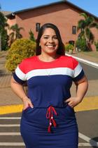 Vestido malha lisa