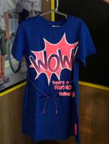 Vestido malha royal TAM 06 cor azul royal