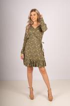 Vestido Malha Suede Flai Envelope Feminino L amour