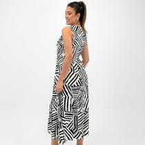 Vestido Malwee Regata Midi Estampado Feminino