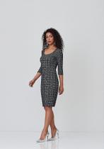 Vestido manga 3/4 realist social Vestido manga 3/4 realist social