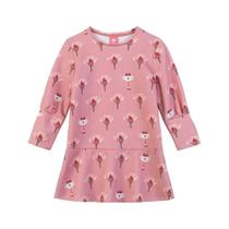 Vestido Manga Comprida Lilica Ripilica Marisol Flores Rosa Vestido Manga Comprida Lilica Ripilica Marisol Flores Rosa