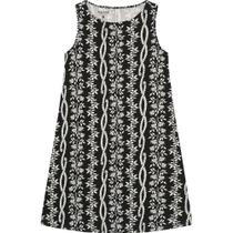 Vestido Manga Curta Estampado Meia Malha Malwee Ref. 104806