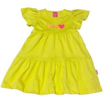 Vestido Manga Curta Kamylus Infantil Algodão 1/3 Três Maria Vestido Manga Curta Kamylus Infantil Algodão 1/3 Três Maria