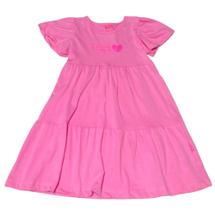 Vestido Manga Curta Kamylus Infantil Algodão 1/3 Três Maria Vestido Manga Curta Kamylus Infantil Algodão 1/3 Três Maria