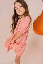 Vestido manga curta marca infanti