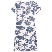 Vestido Manga Curta Viscose Stretch Malwee Ref. 104809