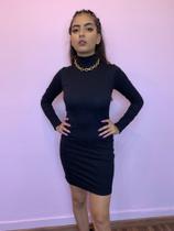 Vestido Manga Longa Básico Vestido Manga Longa Básico