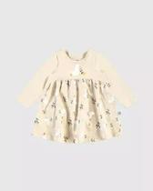 Vestido Manga Longa Bebê Menina Malwee Kids