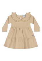 Vestido Manga Longa com Glitter para Bebê Quimby Vestido Manga Longa com Glitter para Bebê Quimby