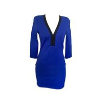 Vestido Manga Longa Detalhe No Decote Lança Perfume