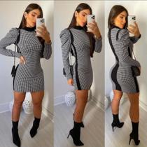 Vestido manga longa