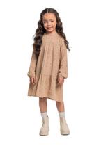 Vestido Manga Longa em Algodão Quimby