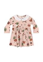 Vestido Manga Longa em Molecotton para Bebê Quimby