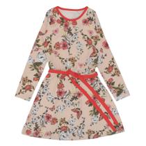 Vestido Manga Longa Floral - Big Bless