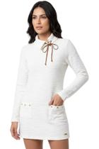 Vestido Manga Longa Gola