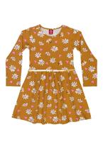 Vestido manga longa Infantil em Cotton Bee Loop