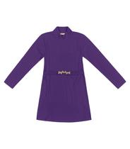 Vestido Manga Longa Trick Nick Roxo