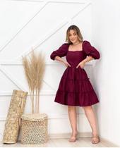 Vestido manga princesa