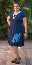 Vestido Marajoara Azul