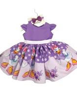 Vestido Margarida Faixa Branca Festa Luxo