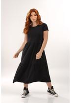 Vestido Marias Longo em Algodão Just Basic
