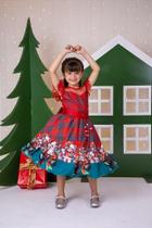 Vestido Marie Alegria do Noel Vermelho - Natal - Tamanho Variado Vestido Marie Alegria do Noel Vermelho - Natal - Tamanho Variado