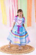 Vestido Marie Junino Luxo Quermesse do Amor Azul (VESTMRJNULXQURSMORAZ)