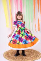 Vestido Marie Junino Luxo Quermesse do Luar