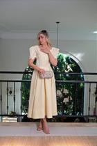 Vestido Marina Elegante Midi em Tecido Disco Vestido Marina Elegante Midi em Tecido Disco