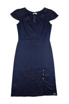 Vestido Marinho Capim Rosa - Elegante e Confortável