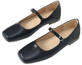 Vestido Mary Jane Flats TN TANGNEST para mulheres preto tamanho 38 (7)
