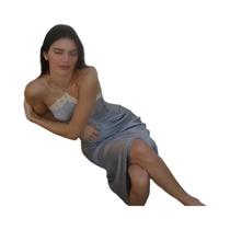 Vestido Maxi De Cetim Ombro a Ombro Com Renda, Decote Halter E Costas Abertas, Elegante Para Festas, Vestido Maxi De Cetim Ombro a Ombro Com Renda, Decote Halter E Costas Abertas, Elegante Para Festas,