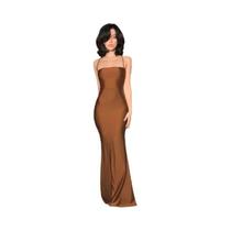 Vestido Maxi Elegante Sem Mangas E Costas Descobertas Com Laço Para Mulheres, Roupa Sexy Bodycon Vestido Maxi Elegante Sem Mangas E Costas Descobertas Com Laço Para Mulheres, Roupa Sexy Bodycon