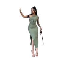 Vestido Maxi Preto Sem Mangas E Costas Descobertas Para Mulheres, Sexy, Com Fenda, Ombros Vestido Maxi Preto Sem Mangas E Costas Descobertas Para Mulheres, Sexy, Com Fenda, Ombros