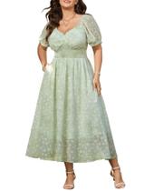 Vestido maxi SCOMCHIC 2026 floral de verão plus size feminino