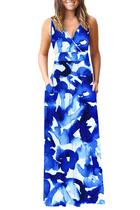 Vestido Maxi Sem Mangas AUSELILY com Decote em V e Modelagem Envolvente Vestido Maxi Sem Mangas AUSELILY com Decote em V e Modelagem Envolvente