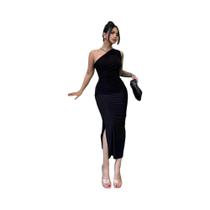 Vestido Maxi Sem Mangas E Costas Descobertas Para Mulheres, Sexy, Com Fenda, Moda Casual De Verão, Vestido Maxi Sem Mangas E Costas Descobertas Para Mulheres, Sexy, Com Fenda, Moda Casual De Verão,