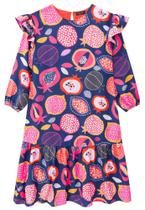 Vestido MC Frutas Estampado Infanti