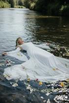 Vestido medieval Ophelia de Hamlet Luxuoso renascentista Vestido medieval Ophelia de Hamlet Luxuoso renascentista