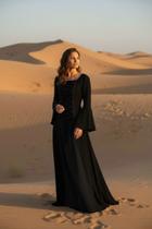Vestido medieval viscolycra halloween preto bruxa