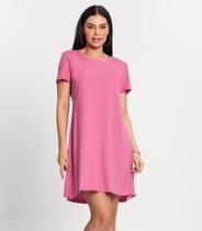 Vestido Meia Malha 30 Básica Kohmar Rosa