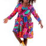 Vestido Meia Malha "Música" Vestido Meia Malha "Música"