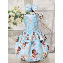 Vestido Menina Alça Regular Infantil Moana Baby