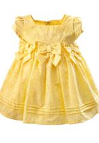 Vestido Menina Amarelo Bebê Anjos Baby